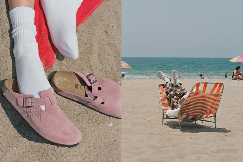 birkenstock stussy boston clog pink 2021 summer release