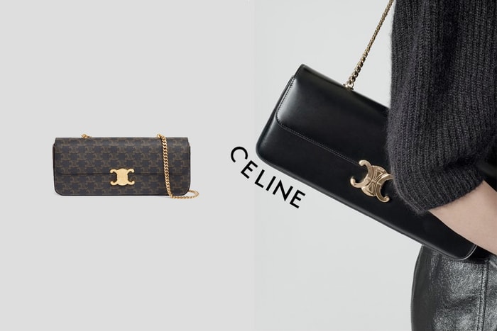 Celine Triomphe 肩背包：換上金屬鏈，仙氣時髦＋999%！