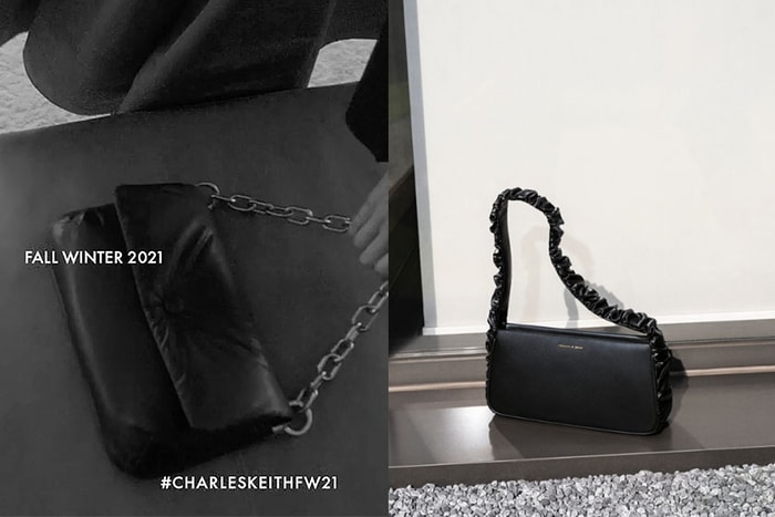 Charles&Keith 2021 秋冬絕美焦點:抓皺單肩包、鏈條枕頭包!