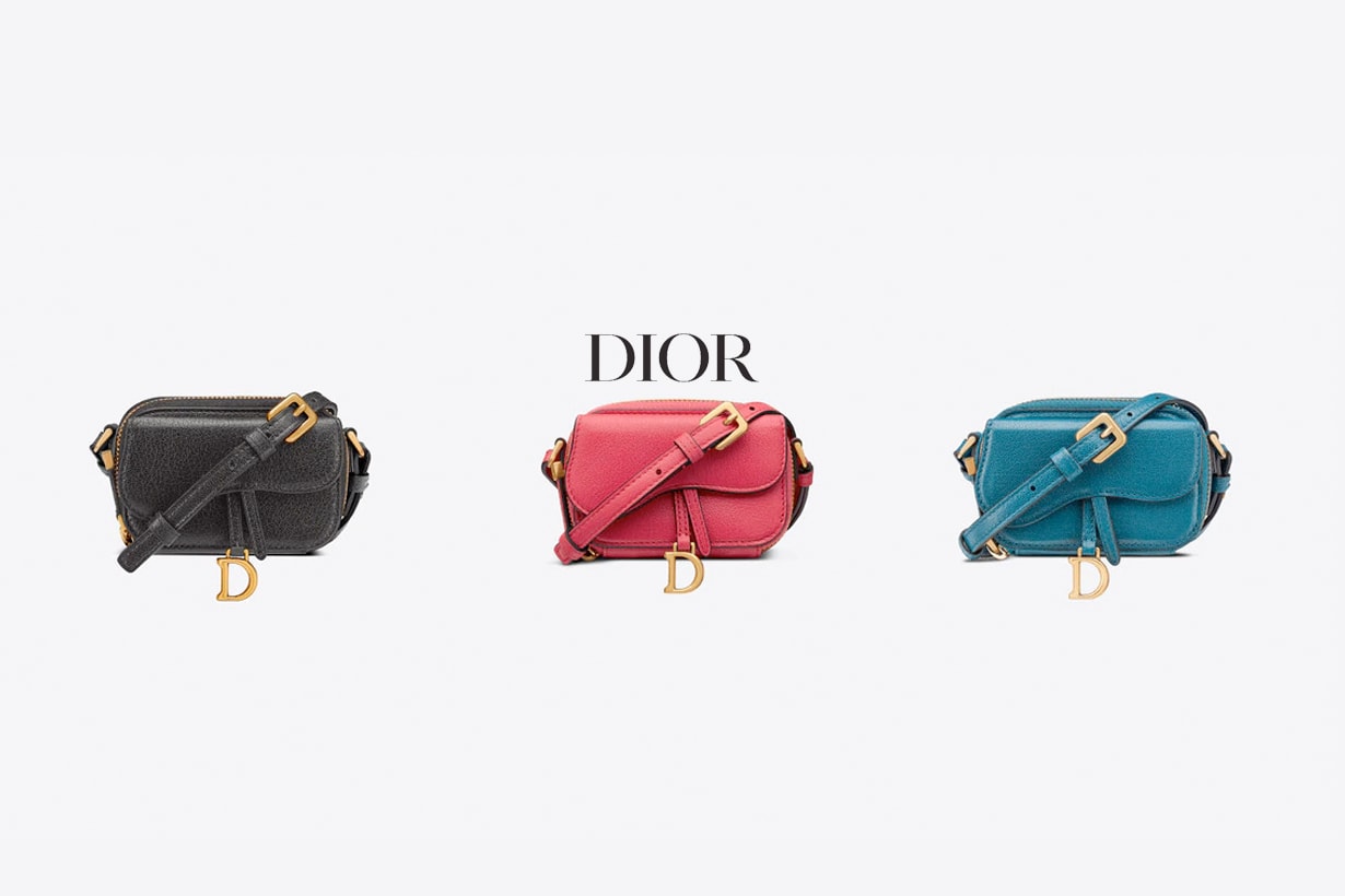 dior saddle shoulder mini strap handbag 2021 new fw
