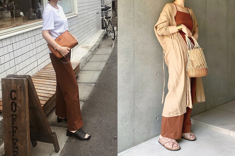 Uniqlo and Mame Kurogouchi AIRism pants 