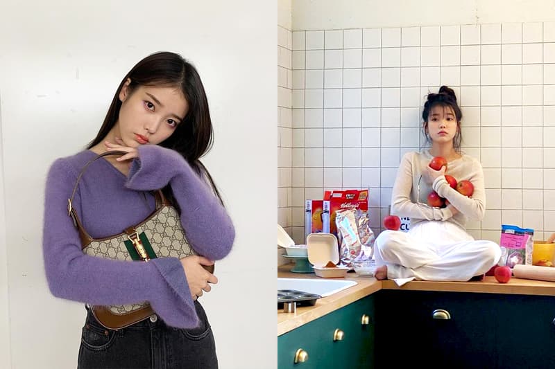 IU Lee Ji Eun Celebrities breakfast healthy eating tips Palette ceramic plates korean idols celebrities singers