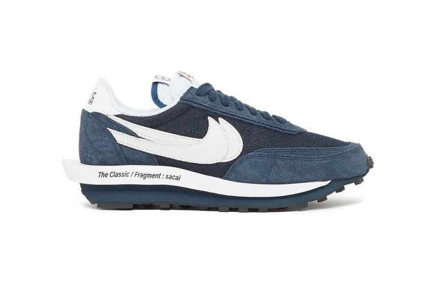 Sacai x Nike x fragment blue grey 2021 snkrs release