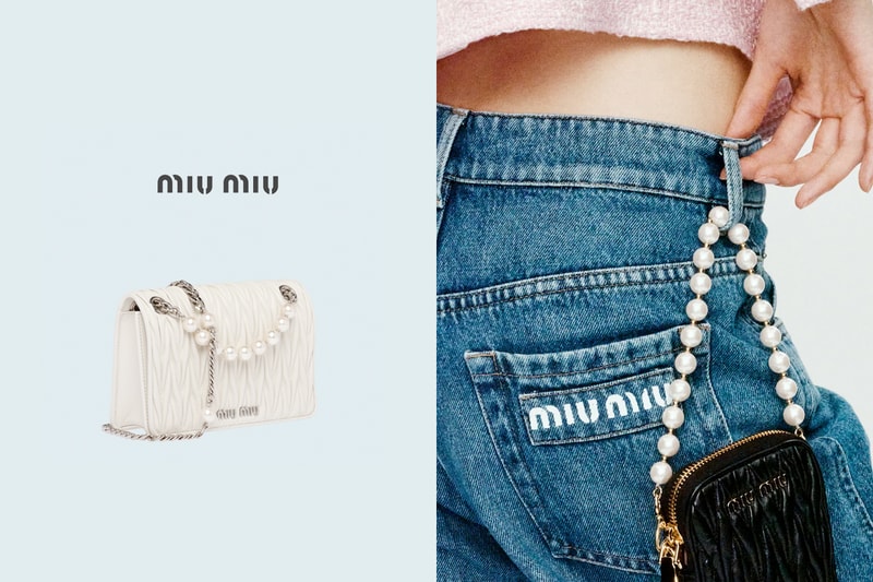 miu miu Matelassé valentine's day pearl limited edition 2021
