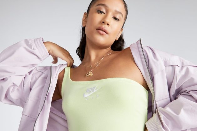 nike air tank Asymmetrical summer top women 2021