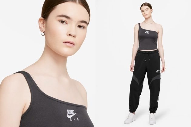 nike air tank Asymmetrical summer top women 2021