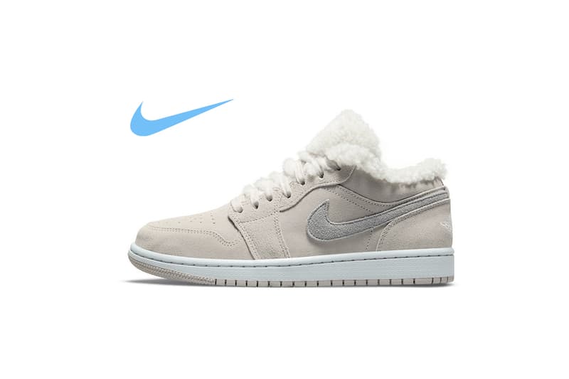 Air Jorden 1 Low Sherpa Fleece fur sneakers 2021