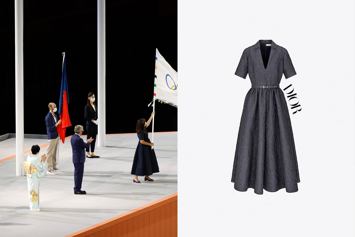 olympics 2020 tokyo dior mayor anne hidalgo Yuriko Koike wafuku closing ceremony 2024