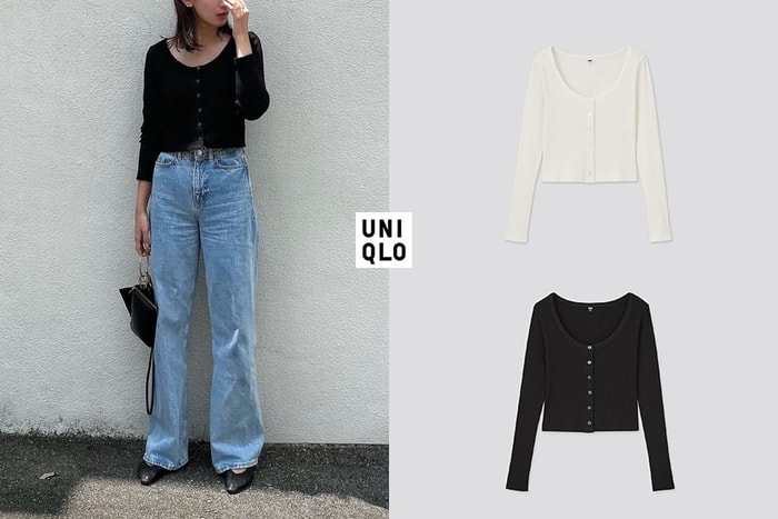 UNIQLO 黑馬單品:超顯瘦羅紋短版衫,被列入秋清單 No.1!
