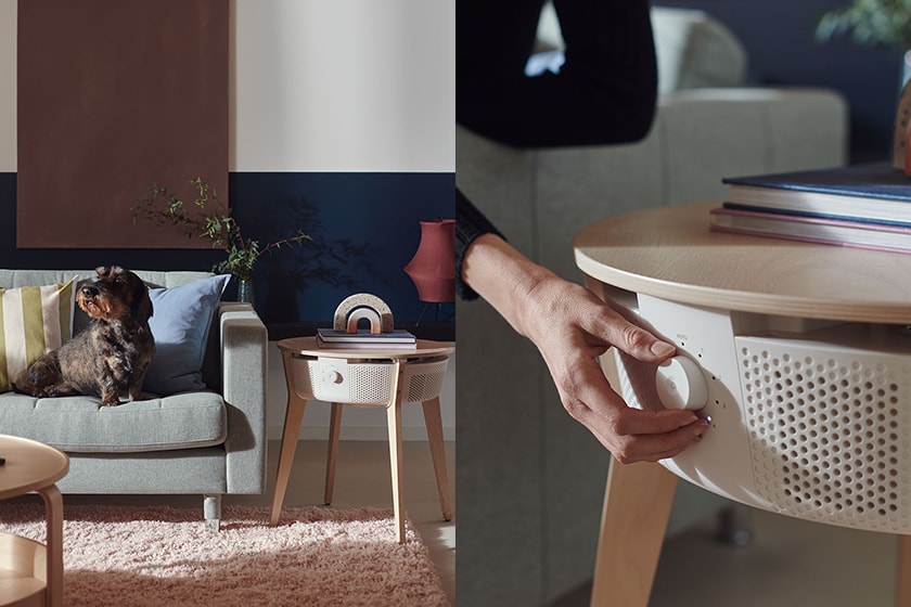 ikea smart air purifier starkvind side table home appliances release