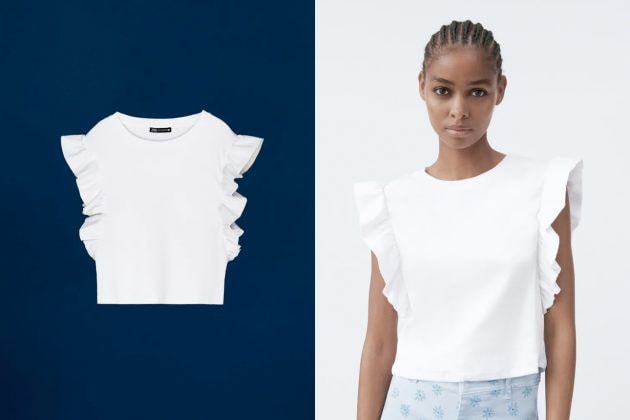 zara white t-shirt tee collection 2021 summer