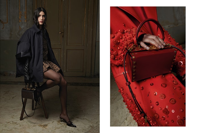 Valentino 推出 Rockstud Alcove 箱型包!精緻小巧的外表為造型加分