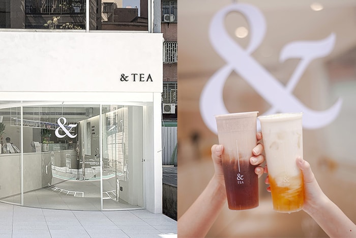 炎夏最需要的一杯清涼：極簡風純白設計的「&TEA」成為下一個打卡熱點！