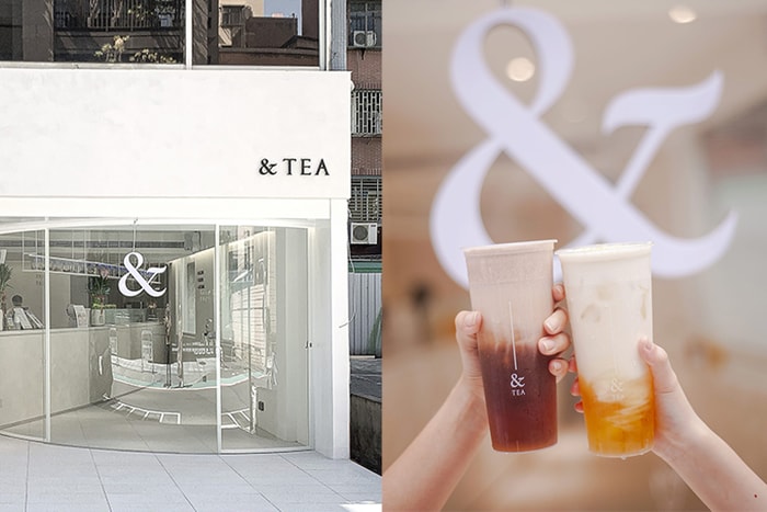 炎夏最需要的一杯清涼:極簡風純白設計的「&TEA」成為下一個打卡熱點!