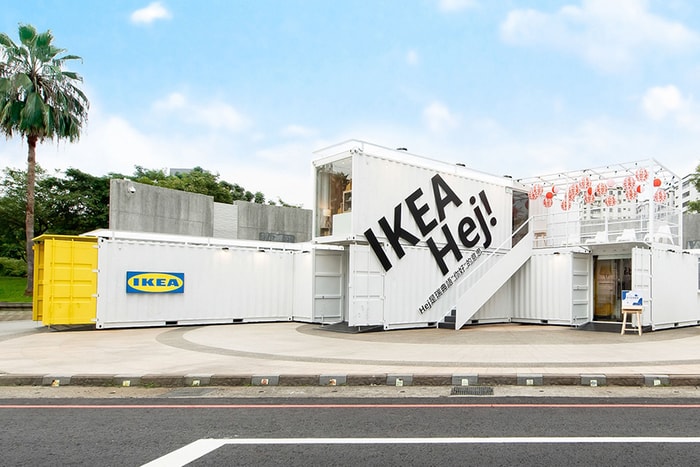 用 7 座白色貨櫃堆起來的 IKEA!新登場「Hej 行動商店」選在這裡開幕!
