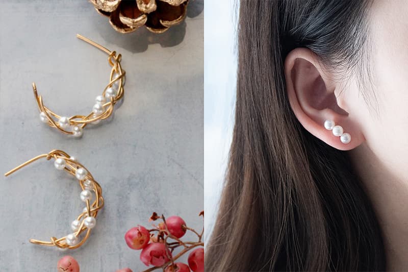 Pinkoi Pearl Miashi stella-jewelry ui temtemdesign ETERNA earrings