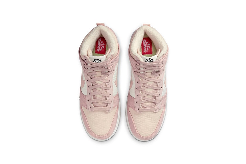 Nike Dunk High Toasty Move to Zero pink sneakers