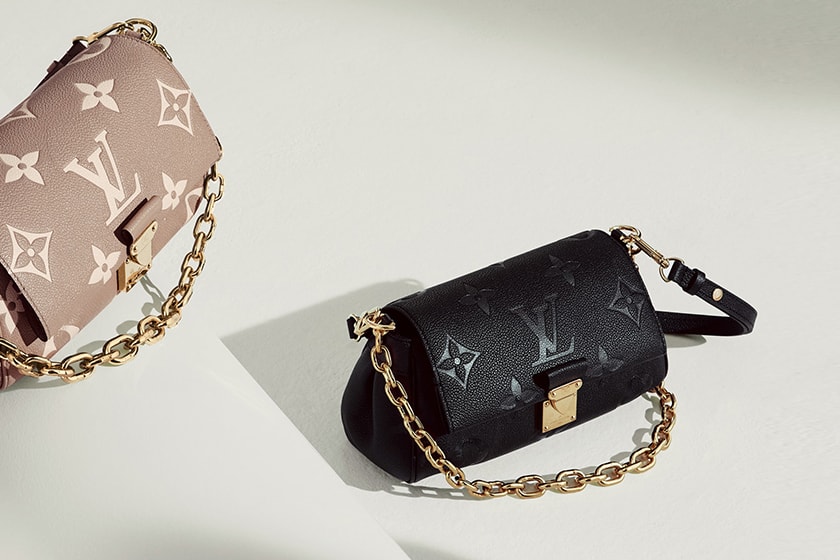 Louis Vuitton The Favorite Bag Cream Black Handbags