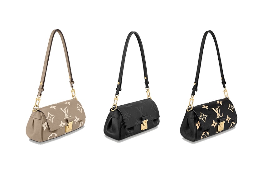 Louis Vuitton The Favorite Bag Cream Black Handbags