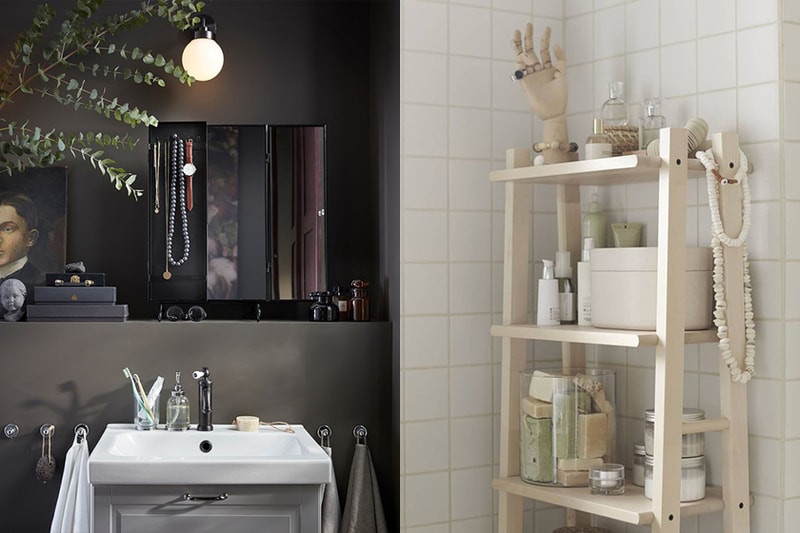IKEA bathroom stylish storage