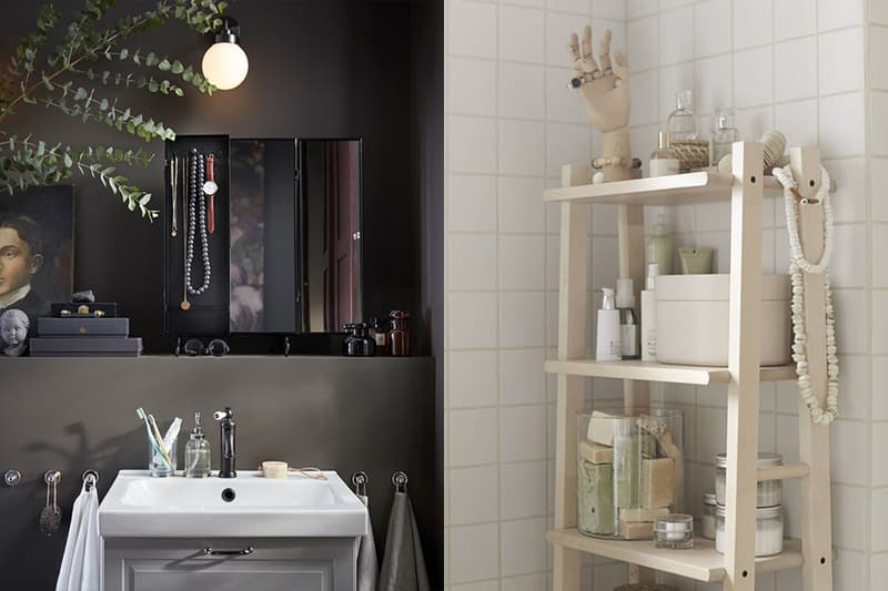 IKEA bathroom stylish storage