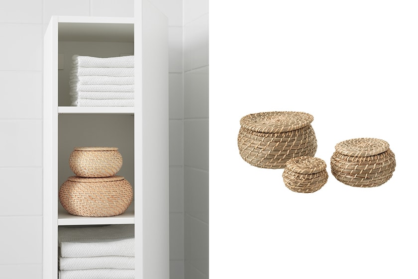 IKEA bathroom stylish storage