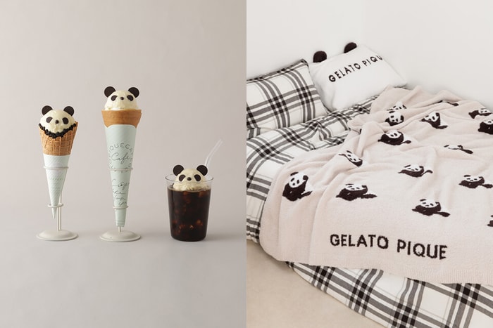 不只居家小物，還有漂浮咖啡＋可麗餅，gelato pique 熊貓系列實在太可愛了！