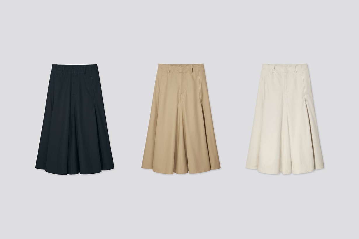 uniqlo-u-cotton-twill-flared-skirt