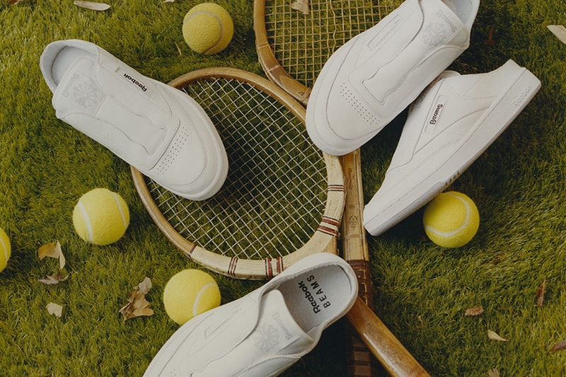 BEAMS x Reebok Club C Laceless Mules