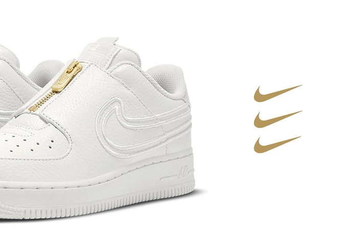 拿掉鞋帶設計更簡約:時髦女生都在注意 Nike 這雙 Air Force 1 變奏版波鞋!