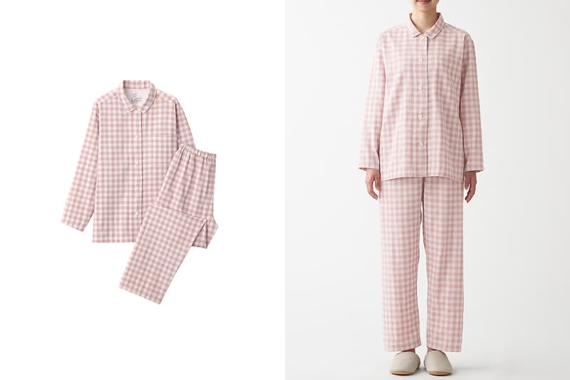 MUJI New Price homewear Organic Cotton Side Seamless Pajamas