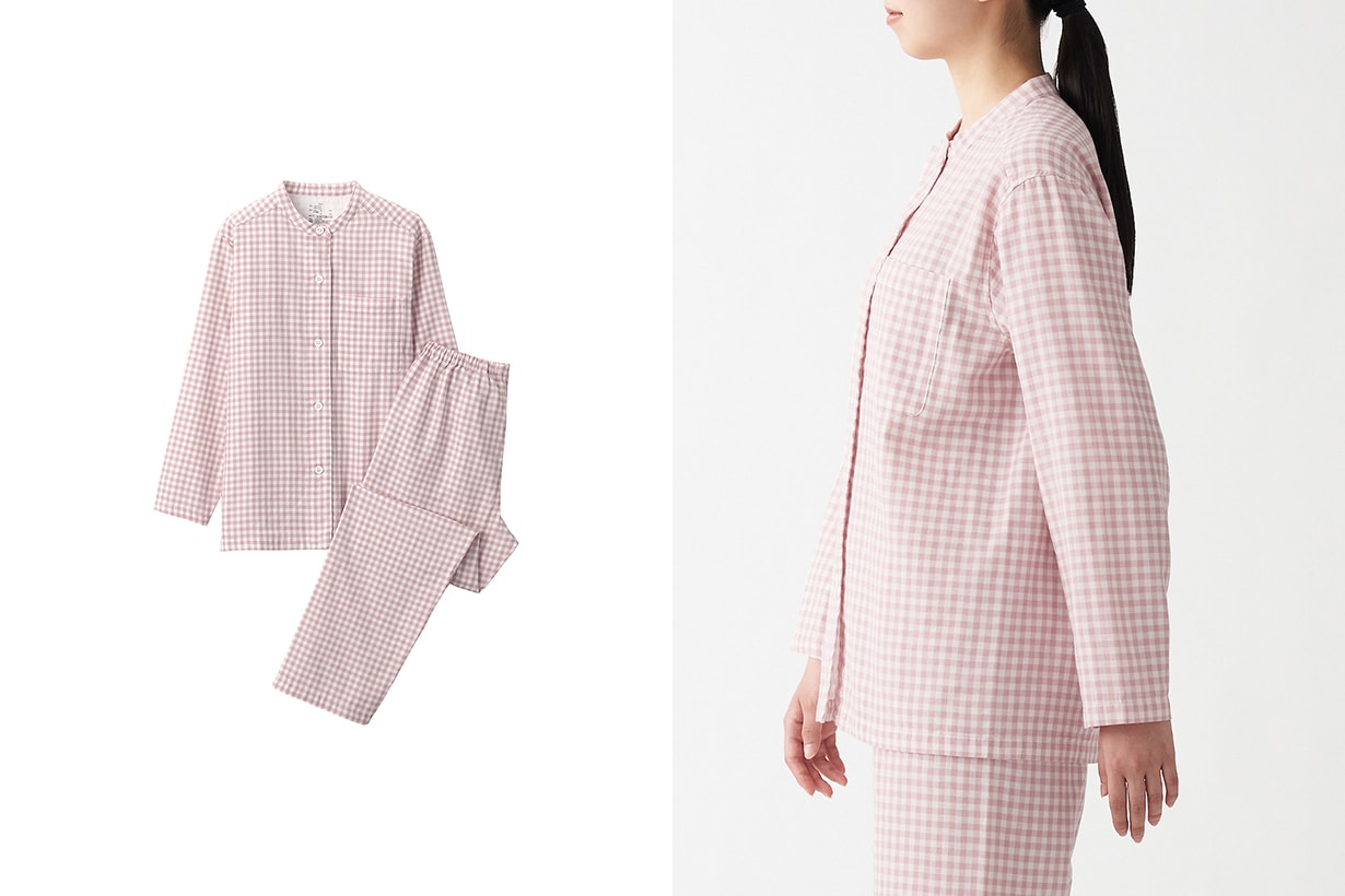 MUJI New Price homewear Organic Cotton Side Seamless Pajamas