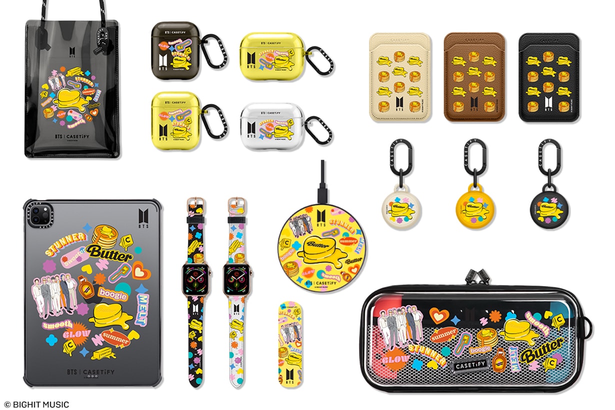 CASETiFY x BTS Butter Collaboration iPhone AirPods Case
