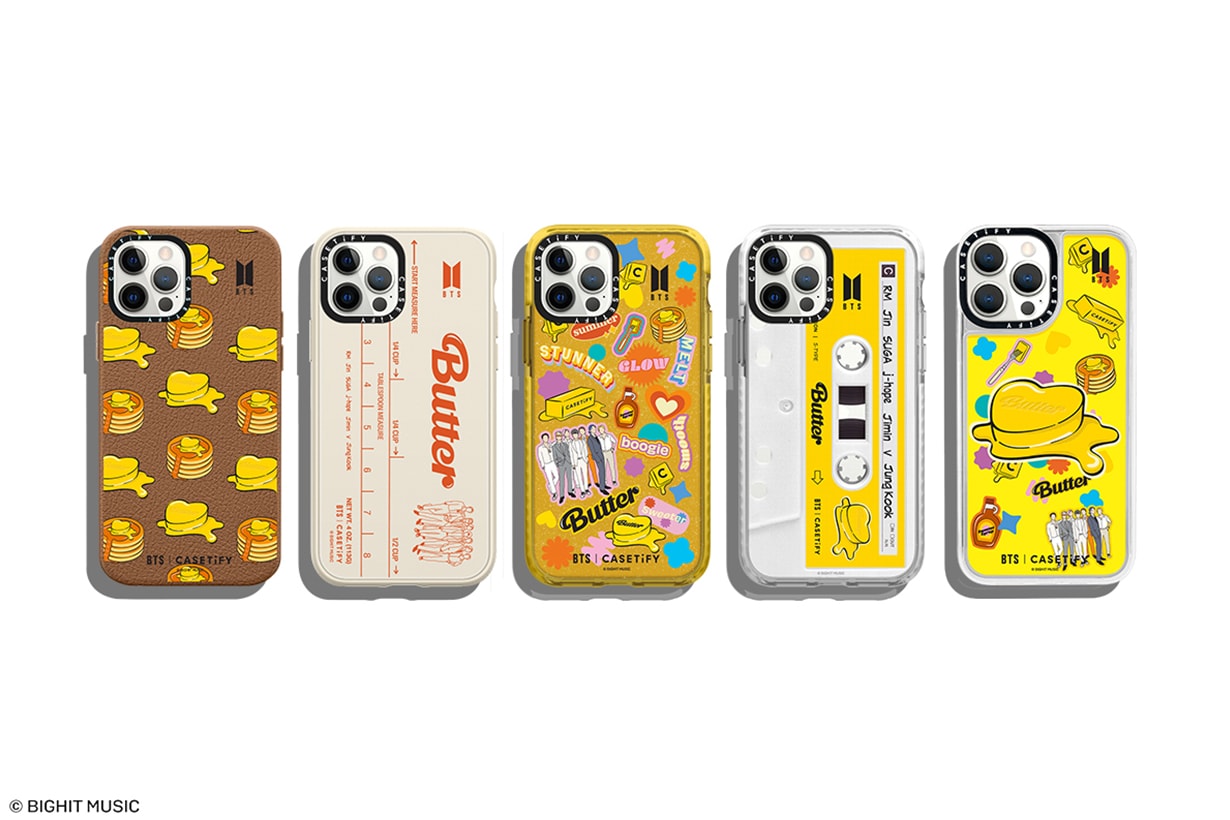 CASETiFY x BTS Butter Collaboration iPhone AirPods Case
