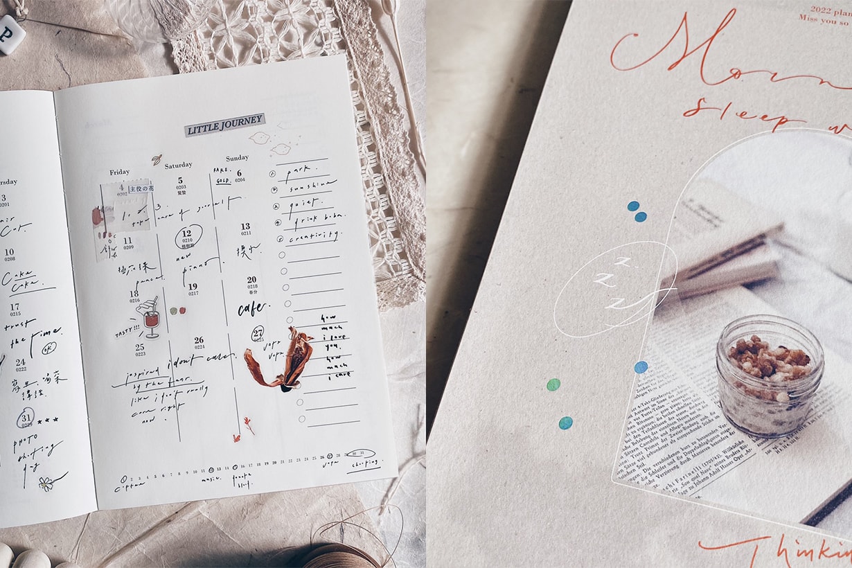 Pinkoi 2022 diary planner notebook Bullet Journal
