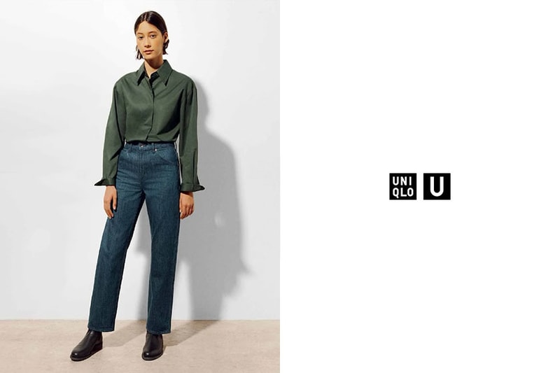uniqlo u collection regular fit straight high rise jeans 2021