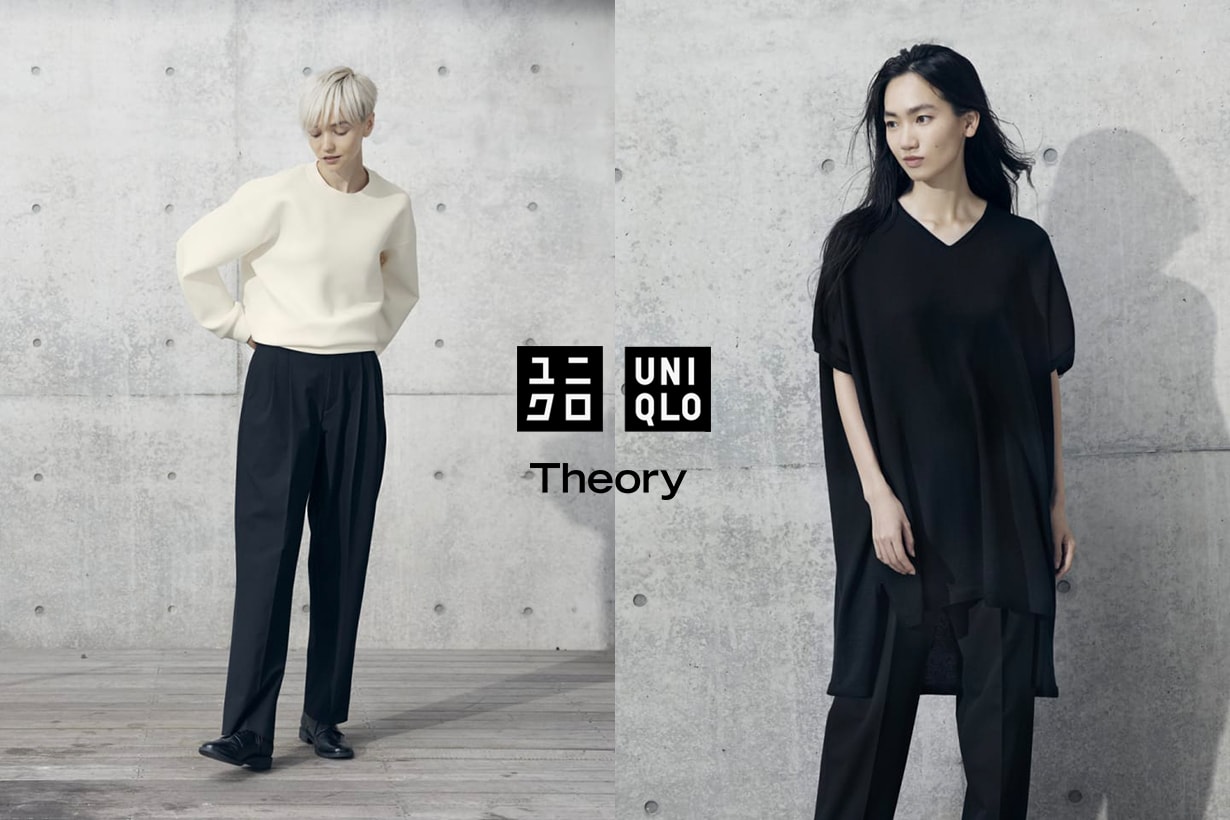 uniqlo x theory 2021fw collection Japan release info