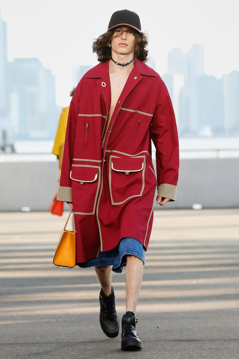 Coach Show NFW 2022 Spring Hudson River Park runway