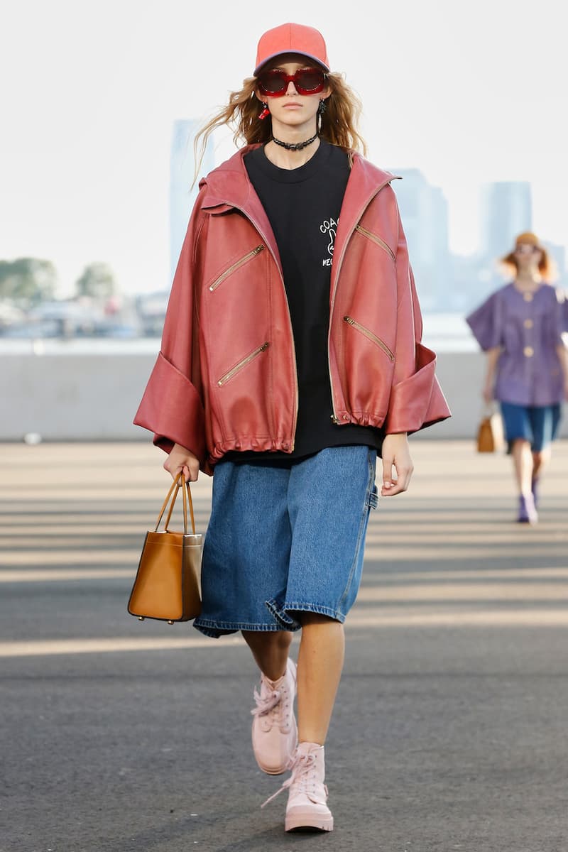 Coach Show NFW 2022 Spring Hudson River Park runway