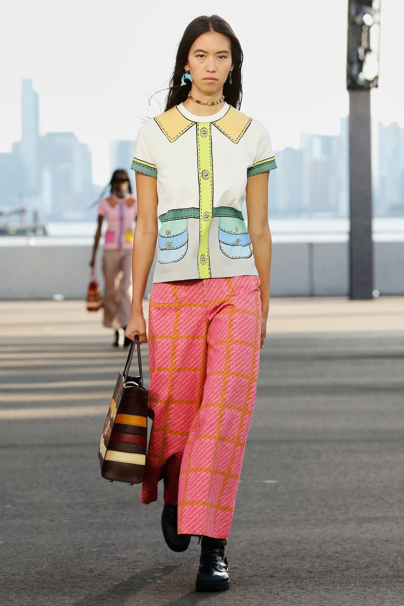 Coach Show NFW 2022 Spring Hudson River Park runway