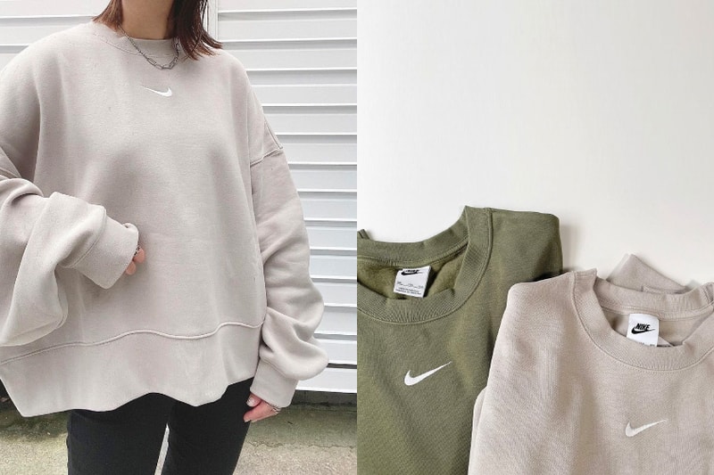 nike sweater 2021fw japanese girl