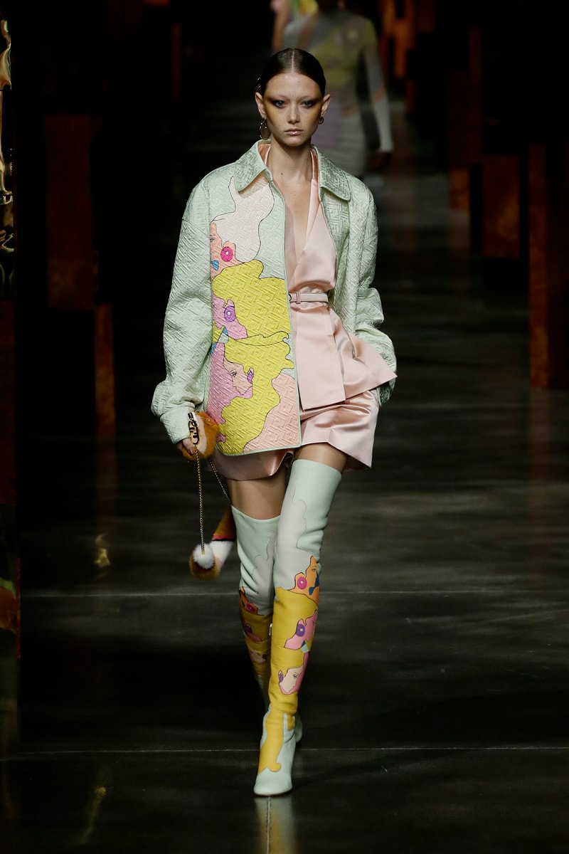 fendi kim jones 2022 ss milan mfw runway looks