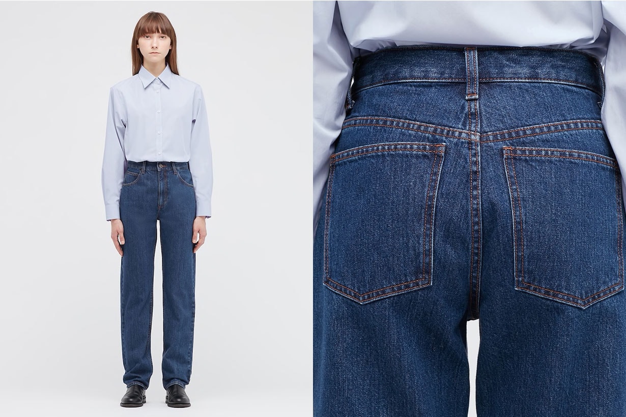 uniqlo u collection regular fit straight high rise jeans 2021