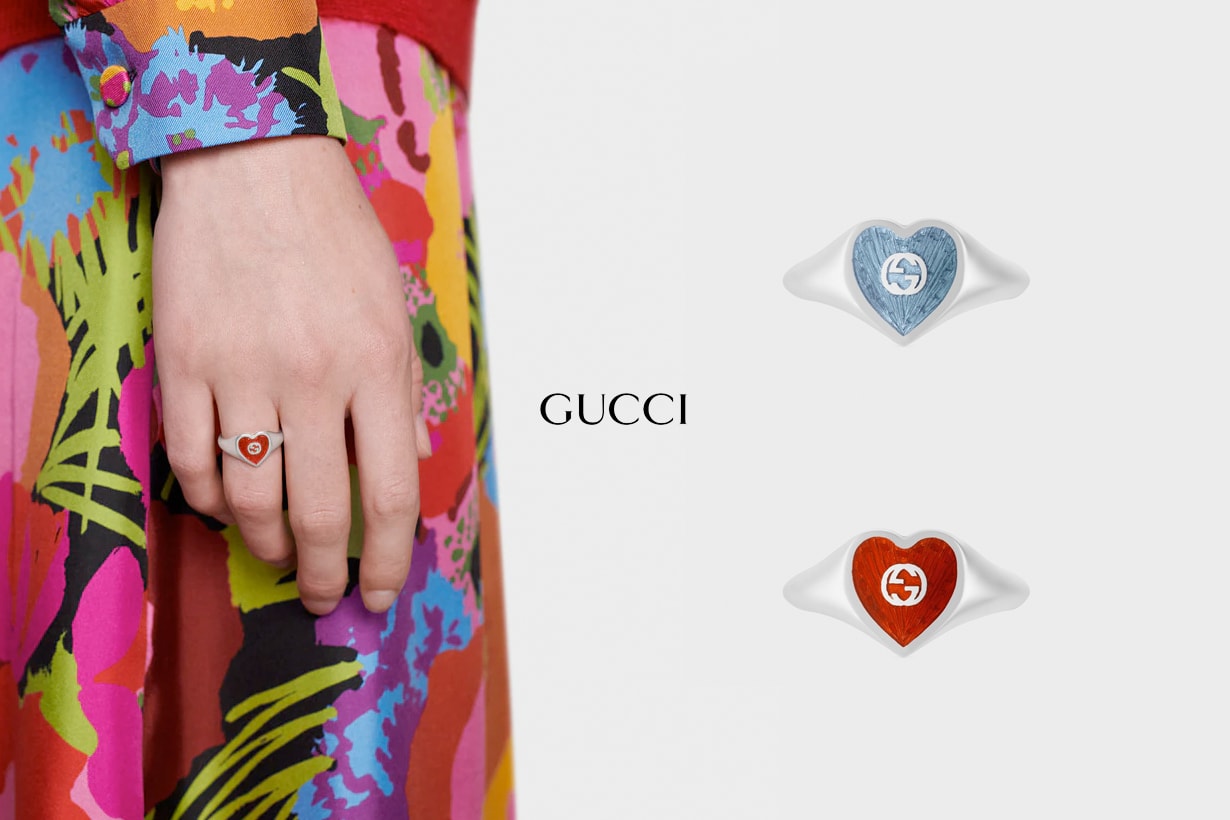 gucci interlocking gg logo ring necklace bracelet earrings 2021