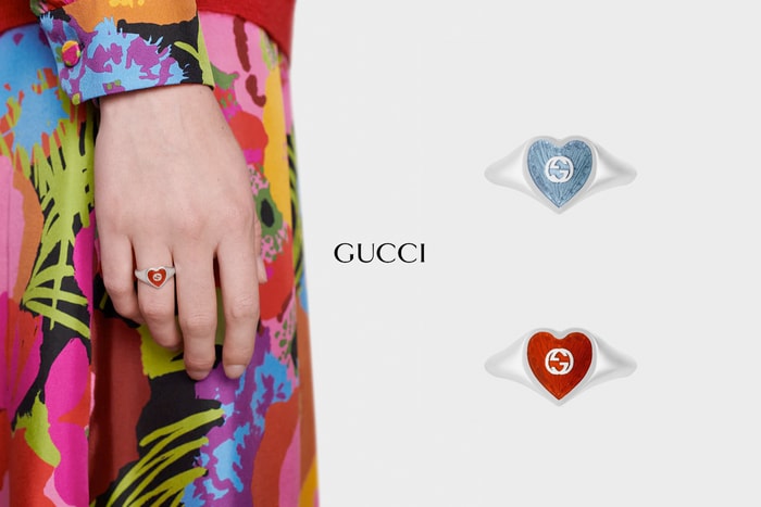 細看更迷人：Gucci 愛心琺瑯戒指，買下去也不擔心荷包失血！