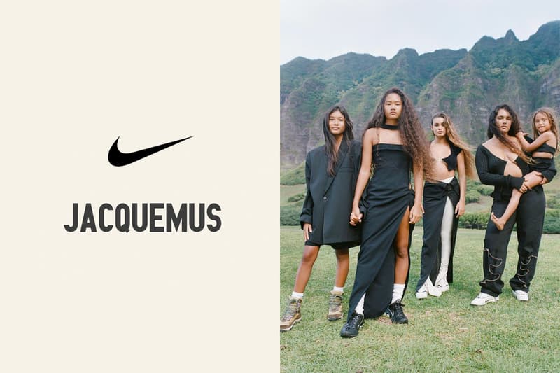 jacquemus nike sneakers la montagne 2021 fw reveal