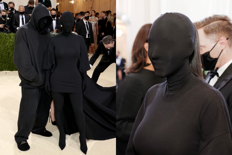 met gala kim kardashian kanye west balenciaga demna 2021 red carpet look