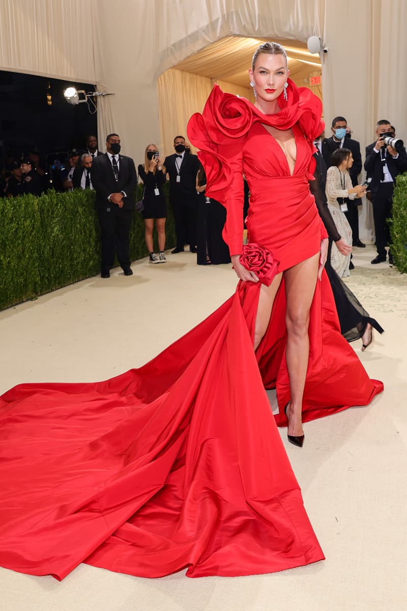 met gala billie kim kanye kendall naomi timothee rose red carpet all 2021