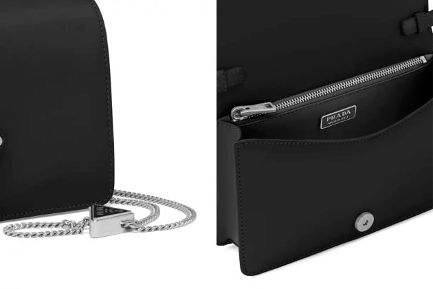 prada chain shoulder bag logo 2021 new