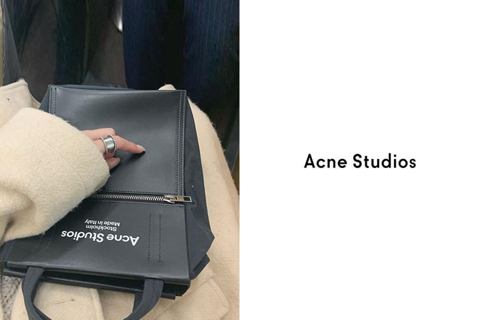 IG 曝光度攀升:Acne Studios 極簡托特包,時髦女生新目標!